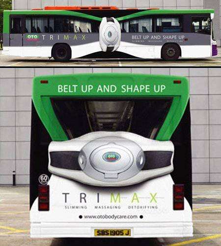 Прикольна реклама на автобусах (19 фото)